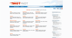 Desktop Screenshot of hotvsnot.com